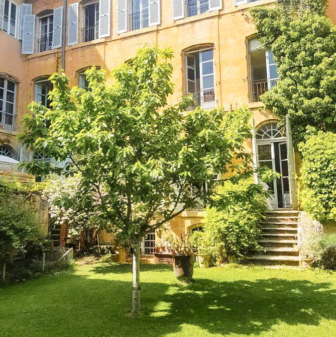 Jardin de la maison d'hôtes du Jardin de Marie à Aix-en-Provence